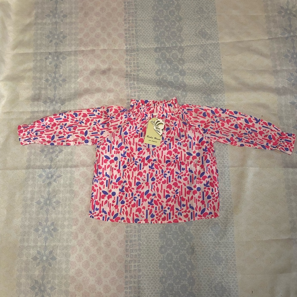 Richie House Long Sleeve Blouse